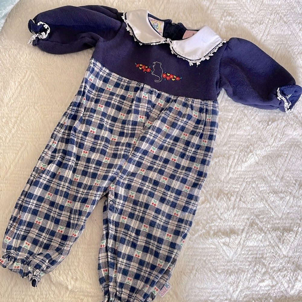 Vintage 2nd Step Cat and Cherry Outfit